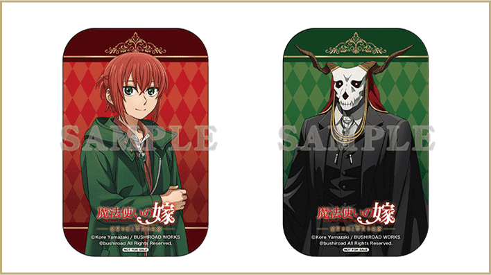 スクエア缶バッジ2種セット